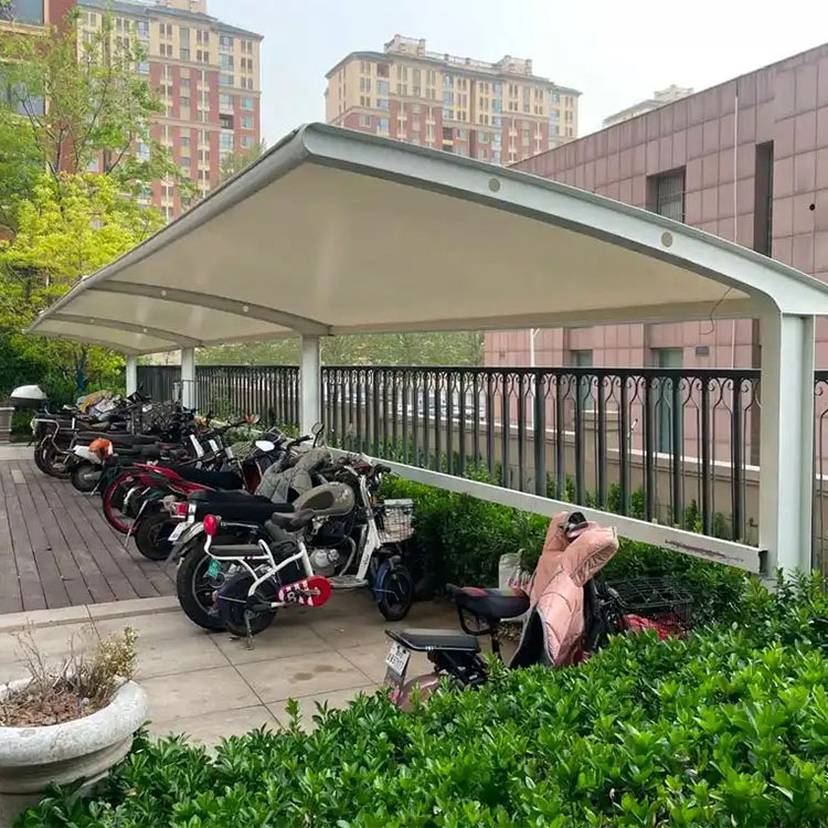 永靖县膜结构电动车棚